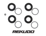 REKUDO Brake Caliper Seal Kits RK400-25 Rebuild Kit, Rear, 1.32 in. Bore, Seals and Dust Shields, Fits Rekudo JL8 Front Caliper, Services 1 Caliper, Chevy, Pontiac, Kit thumbnail 1