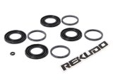 REKUDO Brake Caliper Seal Kits RK400-25 Rebuild Kit, Rear, 1.32 in. Bore, Seals and Dust Shields, Fits Rekudo JL8 Front Caliper, Services 1 Caliper, Chevy, Pontiac, Kit thumbnail 2