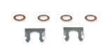 REKUDO JL8 Brake Hoses for 1970-1981 CAMARO, FIREBIRD - RK402-1 Hoses, Front, Use with Rekudo Front Calipers, Rubber, Includes Clips and Washers, Chevy, Pontiac, Pair thumbnail 7