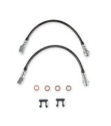 REKUDO JL8 Brake Hoses for 1970-1981 CAMARO, FIREBIRD - RK402-1 Hoses, Front, Use with Rekudo Front Calipers, Rubber, Includes Clips and Washers, Chevy, Pontiac, Pair thumbnail 9
