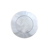 Lecarra Horn Buttons 3630 Button, Smooth, Billet Aluminum, Natural, for Vette Steering Wheels Only, Each thumbnail 2
