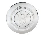 Lecarra Horn Buttons 3465 Button, Billet Aluminum, Polished, V8 Logo, for Banjo Lecarra/Billet Specialties, Each thumbnail 2
