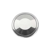 Lecarra Horn Buttons 3307 Button, Aluminum over Plastic, Polished, for Lecarra, Each thumbnail 2