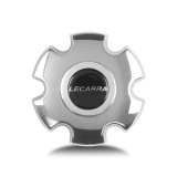 Lecarra Horn Buttons 3641 Button, Billet Aluminum, Single Contact, Logo, Polished for TransAm Wheels thumbnail 1