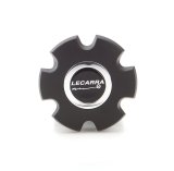Lecarra Horn Buttons 3642 Button, Billet Aluminum, Single Contact, Logo, Black, for TransAm Wheels, Each thumbnail 2