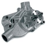 EMP Stewart Stage 2 Water Pumps 22203 Pump, 2, Aluminum, Natural, High-Volume, Chevy, Small Block, Short, Each thumbnail 4