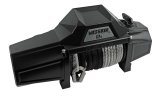 12,000 lbs. Mile Marker Mission Electric Winch 78-53251 Winch, Series, Covert Black, 12 V, lb., Hawse Fairlead, Power In/Out, 3/8 in. x 92 ft. Synthetic Rope, 12 ft. Remote, Each thumbnail 3