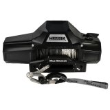 12,000 lbs. Mile Marker Mission Electric Winch 78-53251 Winch, Series, Covert Black, 12 V, lb., Hawse Fairlead, Power In/Out, 3/8 in. x 92 ft. Synthetic Rope, 12 ft. Remote, Each thumbnail 4