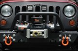12,000 lbs. Mile Marker Electric Winch 76-50251BW Winch, Electric, lbs., Planetary, Roller Fairlead, 12 V, 100 ft. Cable, 12 ft. Hand-held Remote Switch thumbnail 1