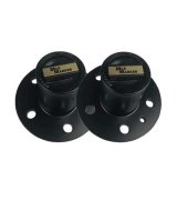 Mile Marker Supreme Locking Hubs 428 Hubs, Manual, Supreme, Stainless Steel, Black, Ford, Pickup, SUV, Pair thumbnail 2
