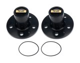 Mile Marker Supreme Locking Hubs for 1984-1990 BRONCO II, 1983-1989 RANGER - 427 Hubs, Supreme, Aluminum, Chrome, Ford, Pair thumbnail 3