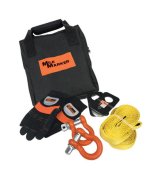 Mile Marker ATV/UTV Recovery Kits 19-00105 Tow Strap, Pulley Block, Two D Shackles, Gloves, Black Bag, Kit thumbnail 3