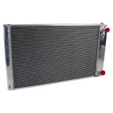 Griffin Performance Fit Radiators 8-00013-LS Radiator, Dominator Series, Crossflow, Aluminum, Natural, Chevy, GMC, Manual, GM LS Series Engine Swap, Each thumbnail 2