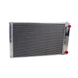 Griffin Performance Fit Radiators 8-00013-LS Radiator, Dominator Series, Crossflow, Aluminum, Natural, Chevy, GMC, Manual, GM LS Series Engine Swap, Each thumbnail 3