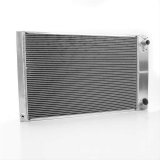 Griffin Performance Fit Radiators 8-00013-LS Radiator, Dominator Series, Crossflow, Aluminum, Natural, Chevy, GMC, Manual, GM LS Series Engine Swap, Each thumbnail 8