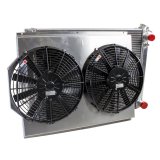 Griffin Performance Fit Radiator Combos CU-00009-LS and Fan, Fit, Aluminum, Crossflow, 2-Row, Dual Fan, Chevy, Pontiac, Kit thumbnail 3