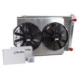 Griffin Performance Fit Radiator Combos CU-00009-LS and Fan, Fit, Aluminum, Crossflow, 2-Row, Dual Fan, Chevy, Pontiac, Kit thumbnail 5