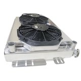 Griffin Performance Fit Radiator Combos CU-00009-LS and Fan, Fit, Aluminum, Crossflow, 2-Row, Dual Fan, Chevy, Pontiac, Kit thumbnail 7