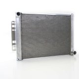 Griffin Performance Fit Radiators 8-00009 Radiator, Crossflow, Dual-Row, Aluminum, Natural, 26.24 in. Wide, 18.63 in. High, 3.0 in. Thick, Each thumbnail 8