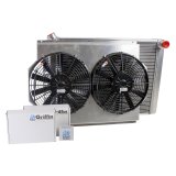 Griffin Performance Fit Radiator Combos CU-00038 and Fan, Fit, Aluminum, Manual Transmission, Crossflow, 2-Row, Dual Fan, Chrysler, Dodge, Plymouth, Kit thumbnail 3