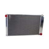 Griffin Performance Fit Radiators 8-00008 Radiator, Crossflow, Dual-Row, Aluminum, Natural, 33.25 in. Wide, 19.00 in. High, 3.0 in. Thick, Manual, Each thumbnail 3
