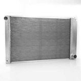 Griffin Performance Fit Radiators 8-00008 Radiator, Crossflow, Dual-Row, Aluminum, Natural, 33.25 in. Wide, 19.00 in. High, 3.0 in. Thick, Manual, Each thumbnail 9