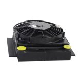 Griffin Universal Fluid Coolers CXU-00002 Cooler, Tube and Fin, Aluminum, 1/2 in. NPT Female Threads, Fan, 800 cfm, 9 in. Diameter, Each thumbnail 4