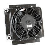 Griffin Universal Fluid Coolers CXU-00002 Cooler, Tube and Fin, Aluminum, 1/2 in. NPT Female Threads, Fan, 800 cfm, 9 in. Diameter, Each thumbnail 5