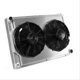 Griffin Performance Fit Radiator Combos CU-00008 and Fan, Aluminum, Crossflow, 33.25 in. Width, 18.6 in. Height, 6.42 Thk, Manual Trans, Dual Fan, Kit thumbnail 7