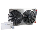 Griffin Performance Fit Radiator Combos CU-70008-LS and Fan, Aluminum, Crossflow, 33.25 in. W, 18.5 in. H, 6.42 Thk, Dual Fan, Automatic, LS Swap, Kit thumbnail 3