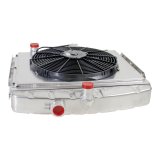 Griffin Performance Fit Radiator Combos CU-70018 and Fan, Fit, Aluminum, Downflow, 2-row, Single Fan, Chevy, Kit thumbnail 4