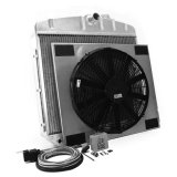 Griffin Performance Fit Radiator Combos CU-70018 and Fan, Fit, Aluminum, Downflow, 2-row, Single Fan, Chevy, Kit thumbnail 7