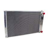 Griffin Performance Fit Radiators 8-00010-LS Radiator, Crossflow, Dual-Row, Aluminum, Natural, 31.25 in. Wide, 18.62 in. High, 3.0 in. Thick, Each thumbnail 2