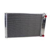 Griffin Performance Fit Radiators 8-00010-LS Radiator, Crossflow, Dual-Row, Aluminum, Natural, 31.25 in. Wide, 18.62 in. High, 3.0 in. Thick, Each thumbnail 3