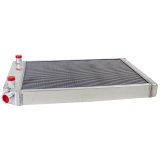 Griffin Performance Fit Radiators 8-00010-LS Radiator, Crossflow, Dual-Row, Aluminum, Natural, 31.25 in. Wide, 18.62 in. High, 3.0 in. Thick, Each thumbnail 4
