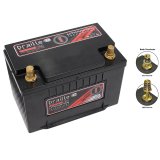 Braille Battery Intensity Lithium Batteries I34X Battery, Intensity, Starting, Lithium-ion, BCI Group 34, 12 V, 1,100 amps At 32 degrees F, Top Terminals, Each thumbnail 1