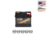 700 CCA Braille Battery Endurance Series B47-H5-L2 BCI Group 47/H5/L2 Battery, Series, AGM, 12 V, Deep Cycle/Starting, Cold Cranking Amps, Top Terminals, Right Side Positive, Each thumbnail 5