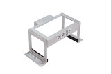Braille Battery Mounting Kits 1018 Mount, Bolt-Down, Lay Down Bracket, Billet Aluminum, Polished, Black Powdercoat, Kit thumbnail 2