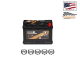 880 CCA Braille Battery Endurance Series B48-H6-L3 BCI Group 48/H6/L3 Battery, Series, AGM, 12 V, Deep Cycle/Starting, Cold Cranking Amps, Top Terminals, Right Side Positive, Each thumbnail 5