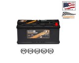 1,100 CCA Braille Battery Endurance Series B95R-H9-L6 BCI Group 95R/H9/L6 Battery, Series, AGM, 12 V, Deep Cycle/Starting, 1100 Cold Cranking Amps, Top Terminals, Right Side Positive, Each thumbnail 5