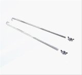 Braille Battery Mounting Kits 10810 Hold Down Bolts, Steel, One 10 in. J-Bolts, One Nuts, Pair thumbnail 1