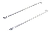 Braille Battery Mounting Kits 10810 Hold Down Bolts, Steel, One 10 in. J-Bolts, One Nuts, Pair thumbnail 2