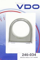 VDO Gauge Mounting Panels 240-034 Bracket "Chrome" For Single 2 1/16" thumbnail 3