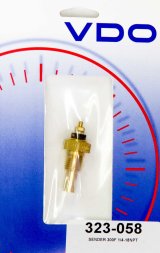 VDO Gauges Sensors and Sending Units 323-058 Temperature Sender 300 Degree 1/4"-18 NPT Thread Screw Cap thumbnail 2