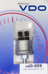 VDO Pressure Senders 360-009 Sender 0-80 Psi 1/8"-27 NPT 7.0 Psi Warning Contact thumbnail 2