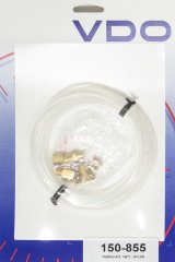 VDO Tubing Kits 150-855 Installation Kit, Oil Pressure/Vacuum, Plastic Tubing, 16 ft. Length, Brass Fittings, 1/8 in., 1/4 in. NPT, Kit thumbnail 3
