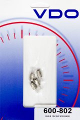 VDO Replacement Light Bulbs 600-802 Bulbs, Type A, 9/32 in., 12Volt 2Watt, 4/Pkg. thumbnail 2
