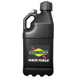5 Gallons Sunoco Race Jug M7500BK Utility Jug, Gallons, Rectangular, Polyethlene, Black, Black Cap, Each thumbnail 3
