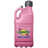5 Gallons Sunoco Race Jug M7500PK Utility Jug, Gallons, Rectangular, Polyethlene, Pink, Black Cap, Each thumbnail 1