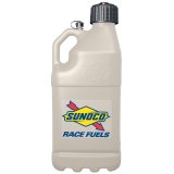 5 Gallons Sunoco Race Jug M7500TN Utility Jug, Gallons, Rectangular, Polyethlene, Tan, Black Cap, Each thumbnail 1